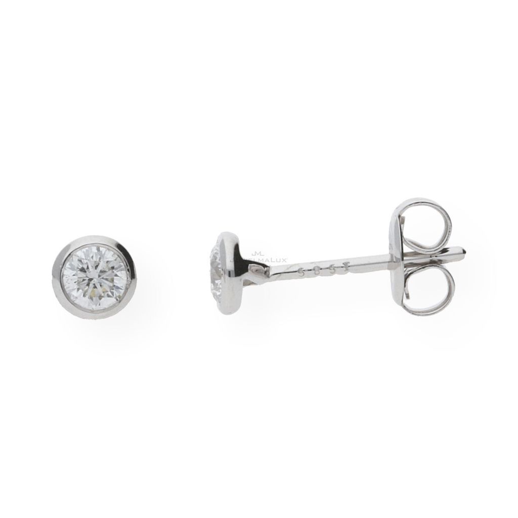 Ohrstecker Weißgold 585 Brillant JL10-06-0180 JuwelmaLux