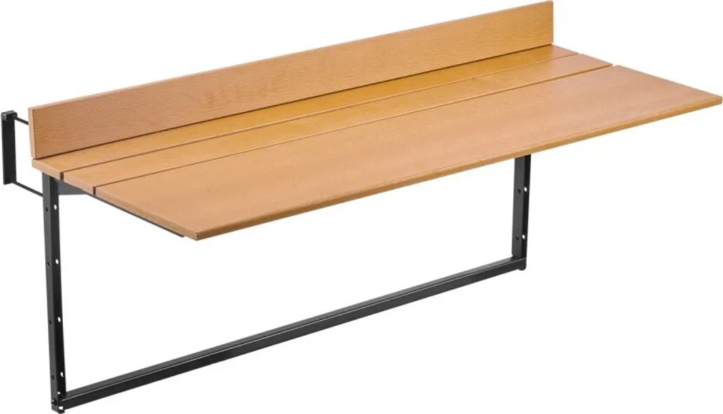 Table de balcon suspendue pliable 100x34cm résistante aux intempéries - 9