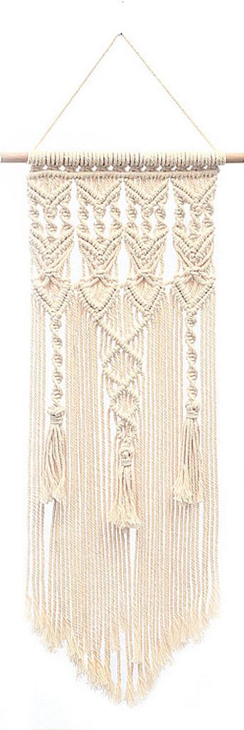 Makramee-Wandbehang, Kleiner Gewebter Wandteppich, Wanddekoration – Schön Für Boho-Heimdekoration, Wohnung, Party-Dekorationen?Muster 3, 28x75cm?