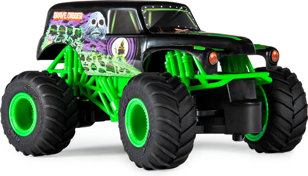 Grave Digger RC 1:24 Monster Jam : Voiture Télécommandée Anti-Interférence - 10