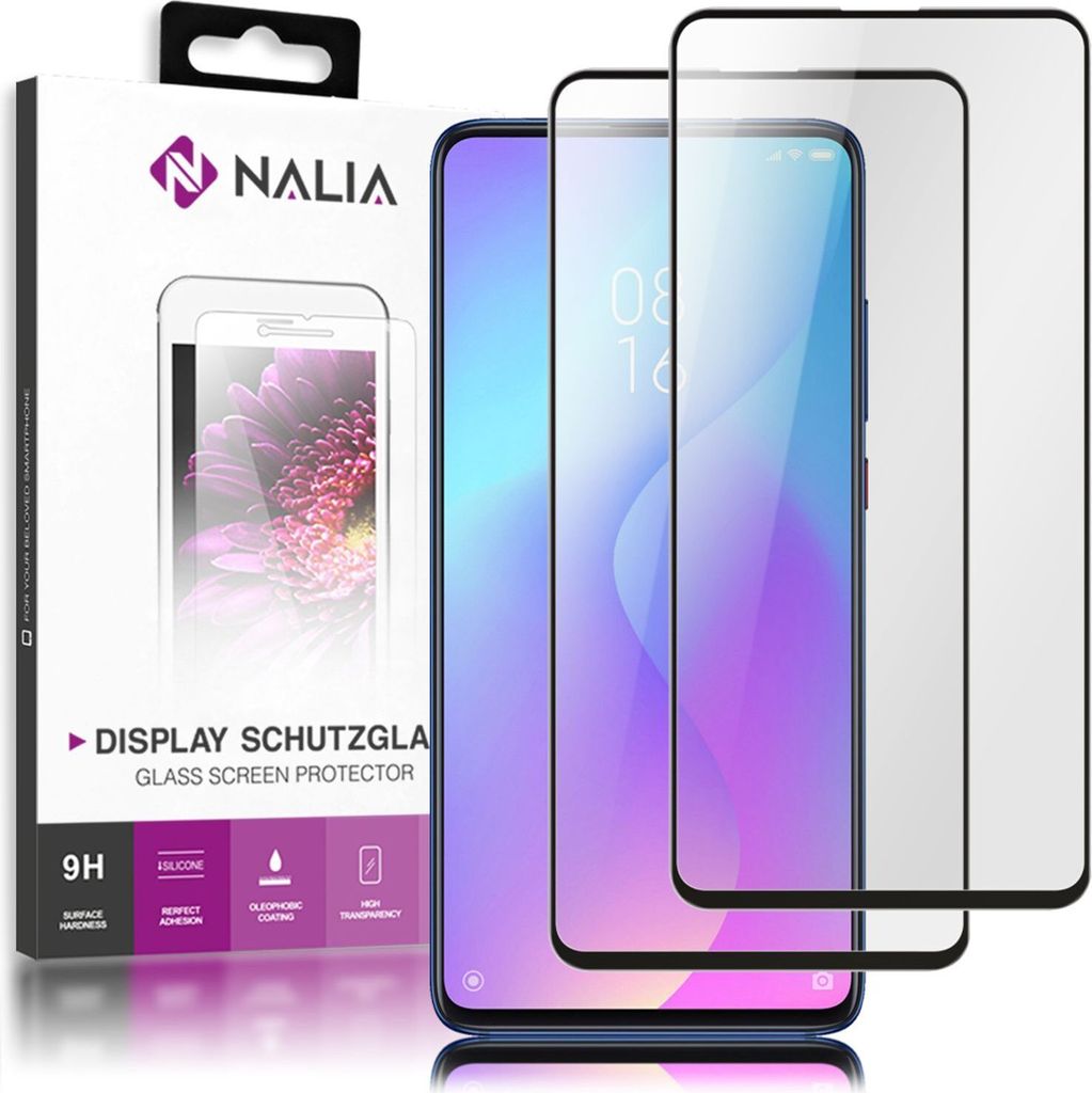 Szkło ochronne NALIA (2-pak) do Xiaomi Mi 9T Pro Glass, Zdjęcie produktu 