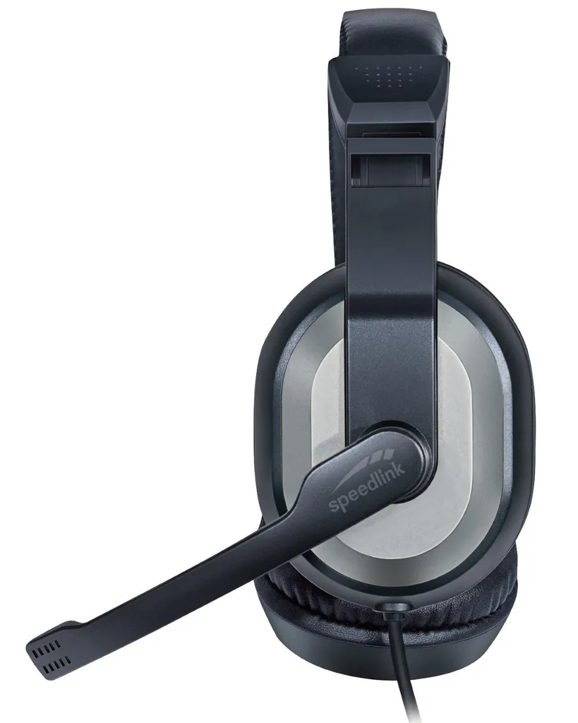 Casque Stéréo avec Micro Speedlink THEBE Noir - Audio Haute Clarté PC
