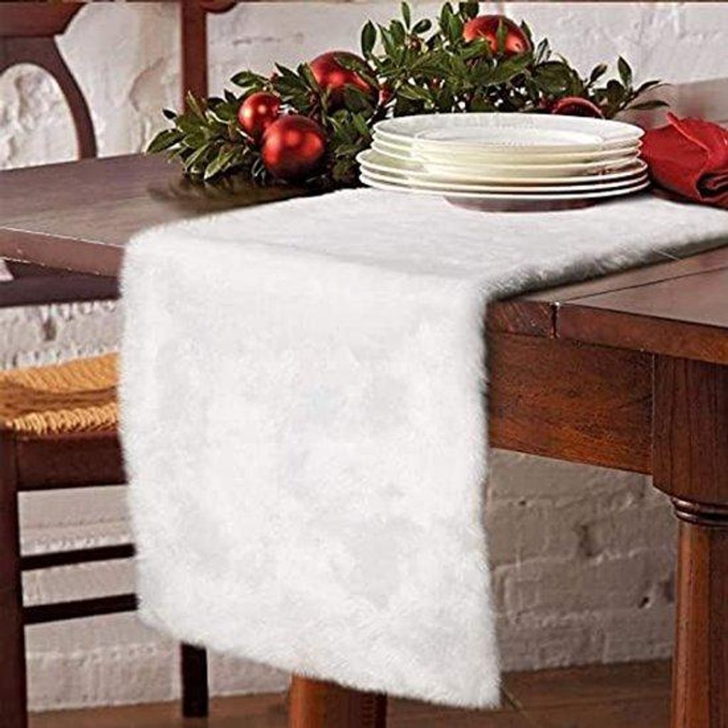 Weihnachts Tischdecke - Weihnachts Tischläufer - Weihnachtsdekoration für Wohnzimmer - Weihnachts Tischläufer - Tischdecke - Weihnachtsdekoratio...