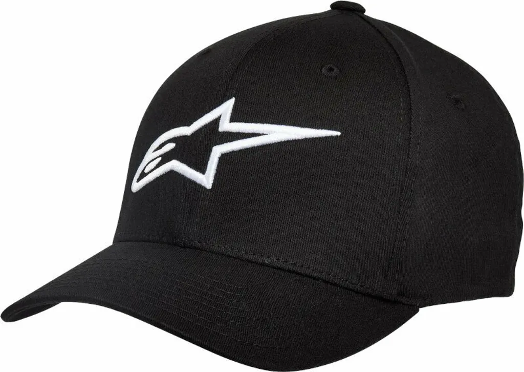 Casquette Motard Alpinestars Ageless Curve Hat Noir Blanc Grande Taille