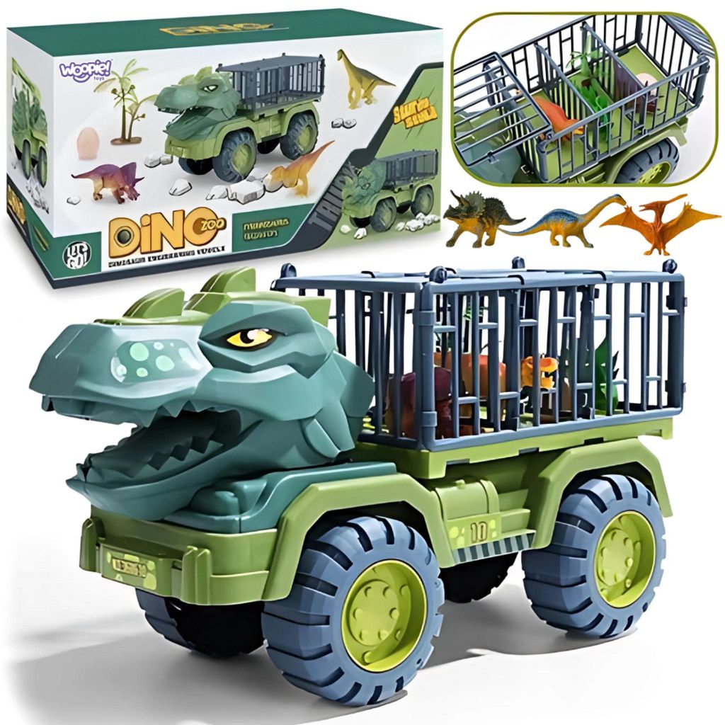 WOOPIE LKW-Dinosaurier-Transporter Figuren Produktbild 