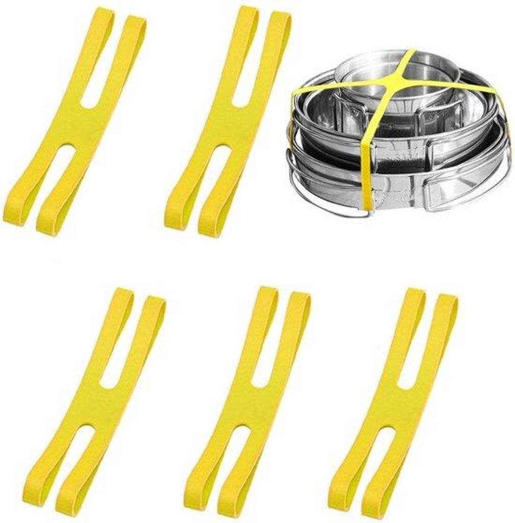 Elastische Befestigungsbänder für Bento Box - H-Typ - Elastische Befestigungsbänder für Outdoor - Ausrüstungsbänder für Camping und Picknick