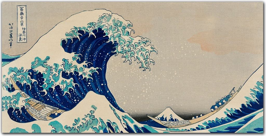 Coloray Bild aus Acryl 140 cm x 70 cm - Bild auf Acrylglas Gehärtetes Acryl Wohnzimmer Küche Dekoration Wanddekoration - Sea Sturmwellen Boote