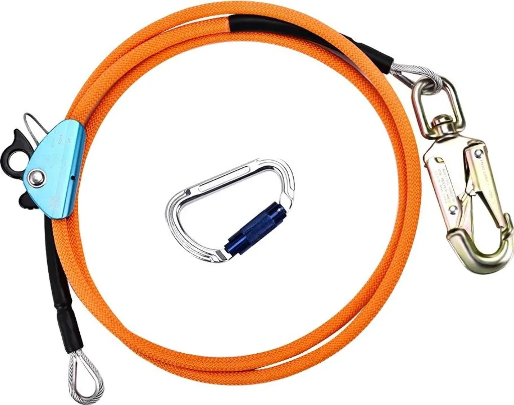 Longe acier anti-coupure 12mm réglable haute visibilité pour pro