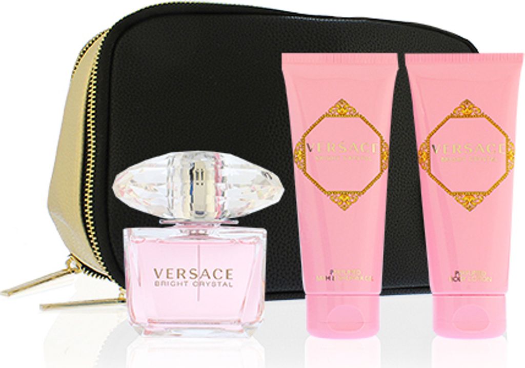 Versace Bright Crystal Eau de Toilette 90ml + SG 100ml + BL 100ml + Tasche