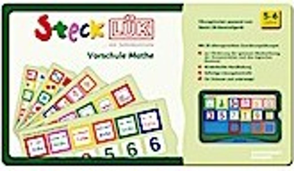 SteckLÜK. Vorschule Mathe: Alter 5 - 6 (grün)