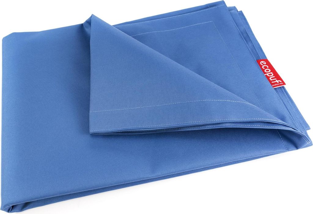 Ecopuf - Sitzsack Bezug ohne Füllung, Stzsackbezug 100x140 cm, Polyester Kornblumenblau