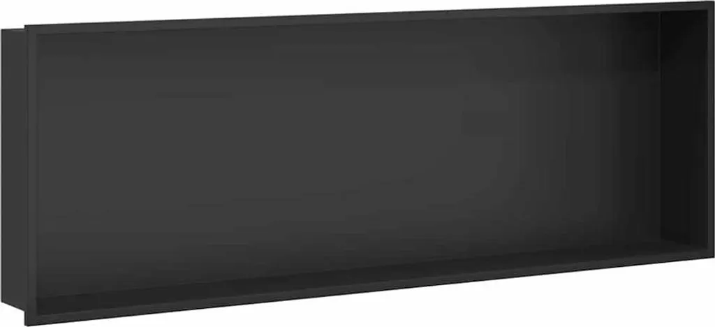 OFFERTA Piatto Doccia Nero Acciaio Inox 90x30x9,5 cm vidaXL - Prezzo Top