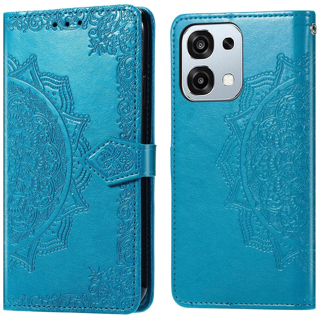 imoshion Mandala Bookcase für das Oppo A6 Pro (5G) – Türkis