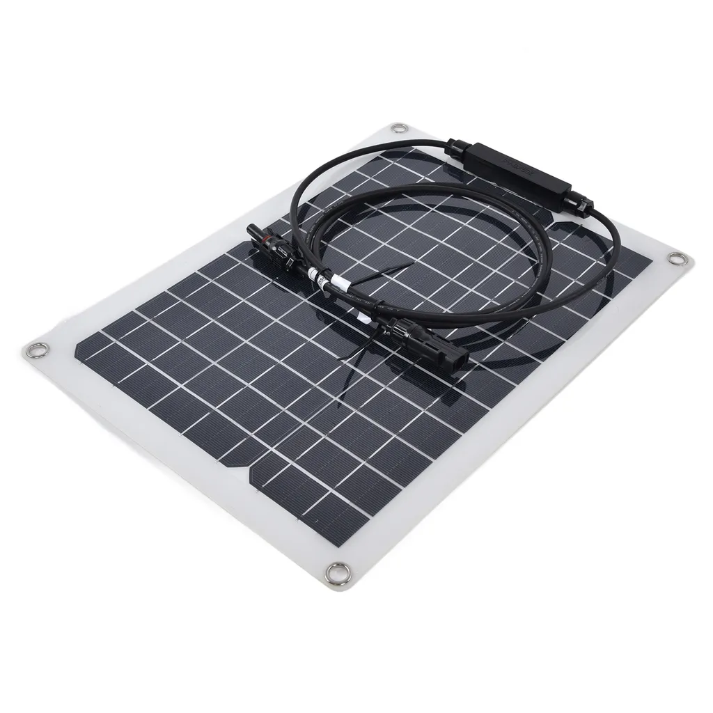 Kit Solaire 15W Ultra-Mince avec Régulateur 40A et Protection Batterie