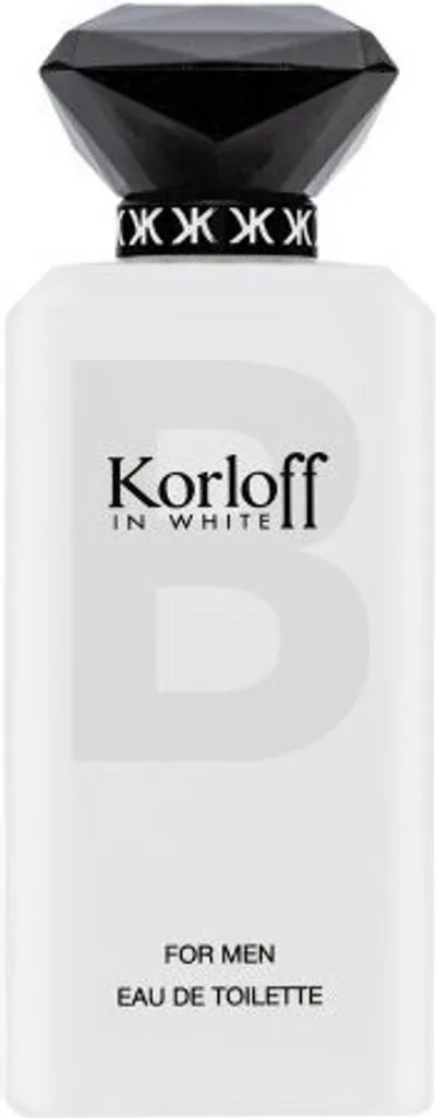 Korloff In White 88 ml Eau de Toilette Homme aux Notes Boisées et Fraîches