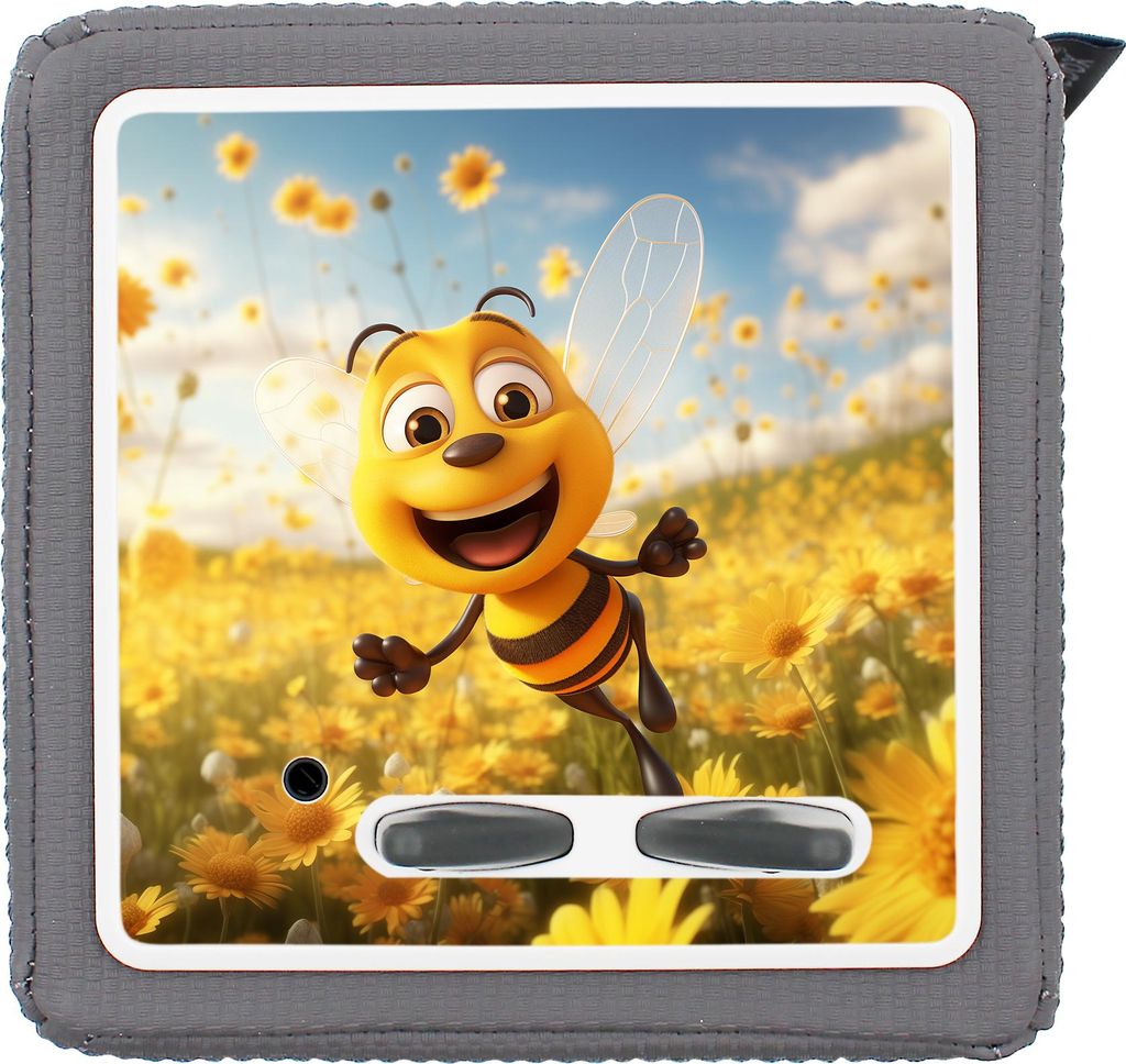 Schutzfolie kompatibel mit Toniebox 1 passgenaue Folie mit Motiv matt Zubehör selbstklebendes Schutzcover Kratzschutz für Musikbox Y031-71 Süße...