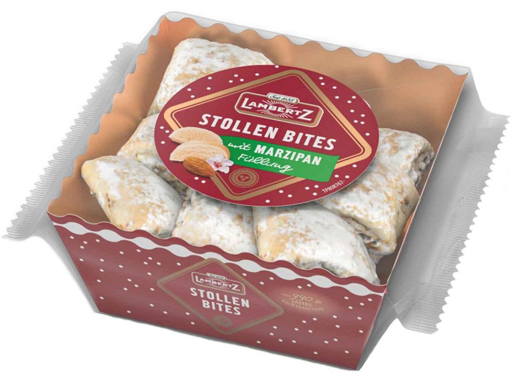 Lambertz Stollen Bites Marzipan 350g Produktbild 