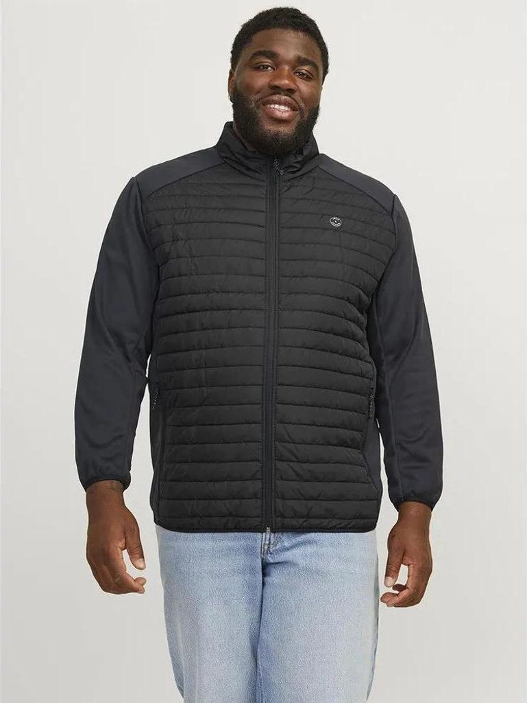 Jack & Jones Multi Quilted Collar Plus Size Jacke Grau 2XL Herren Grau 2XL