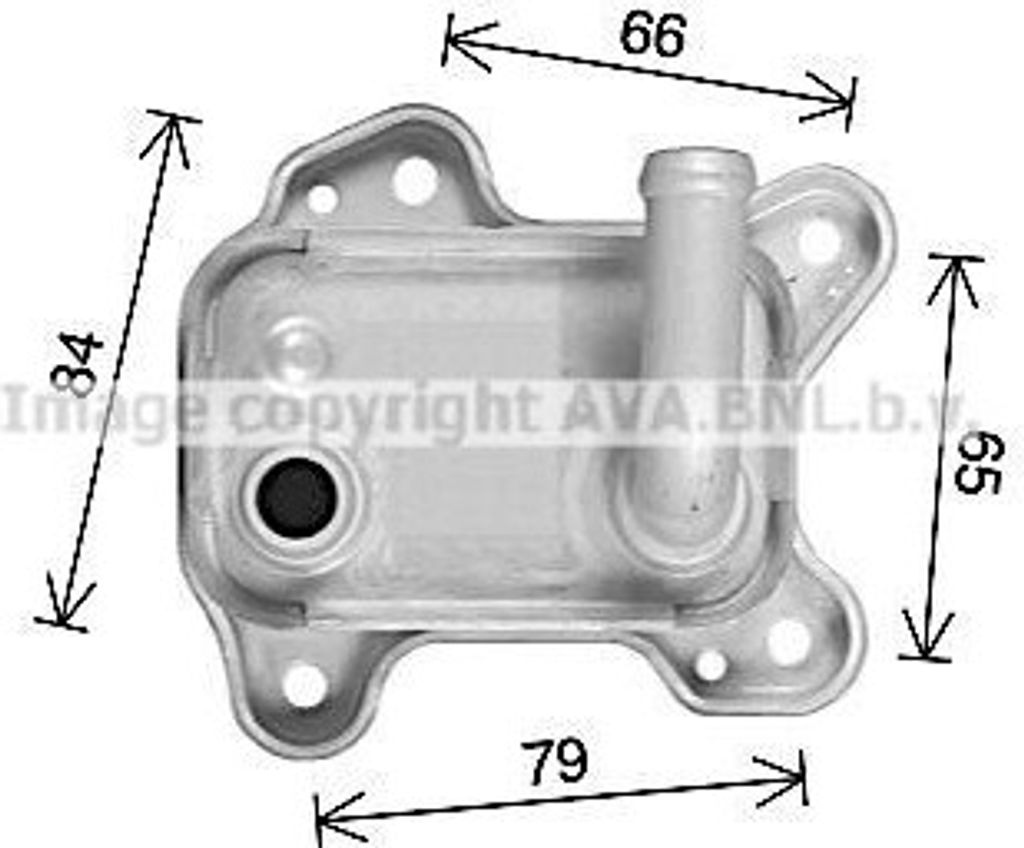 PRASCO OL3715 - OE 5650786 Ölkühler für Meriva (X03)