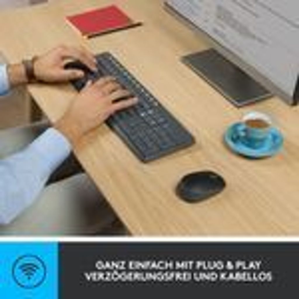 Logitech MK235 - Zestaw klawiatura i mysz - bezprzewodowy Zdjęcie produktu 26