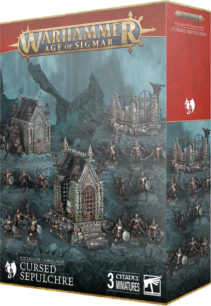 W-AOS: Soulblight Gravelords - Cursed Sepulchre (3 Figuren) Produktbild 