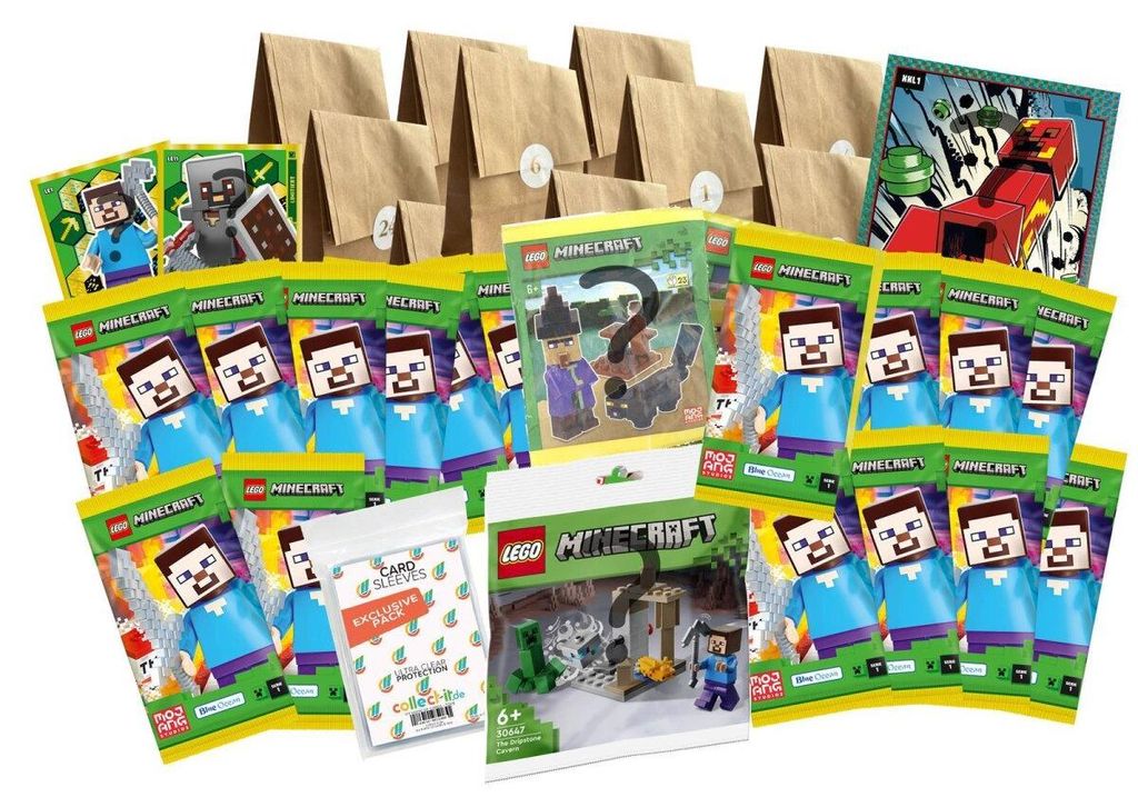 LEGO Minecraft Serie 1 - Der Adventskalender 2024 - 24 tolle Überraschungen