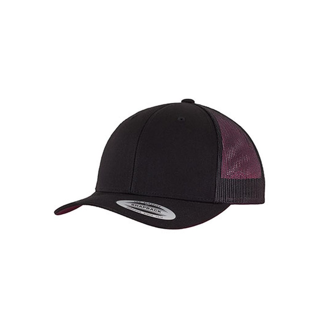 FLEXFIT 6606 | Retro Trucker Cap / Kappe / Mütze / Hut - Farbe: Black - Größe: Kids