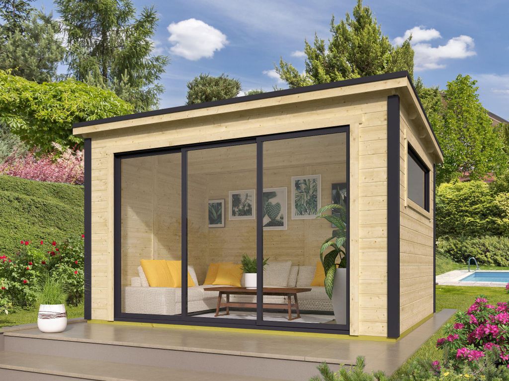 Fjordholz Gartenhaus Modell Poel-1