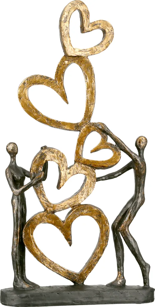 Scultura d'Arte Casablanca 89269 - Motivo Coppia Herz auf Herz 41cm