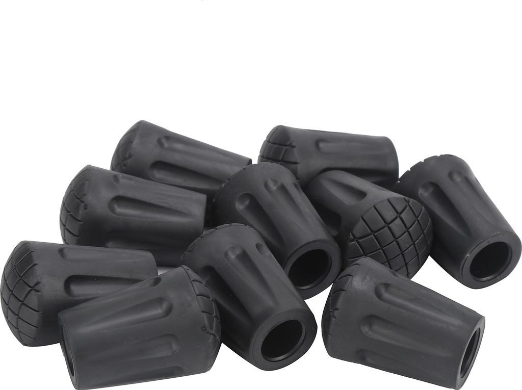 10pcs Outdoor Trekking Pole Foot Cover Tipp Schützer Wandergreifer rund