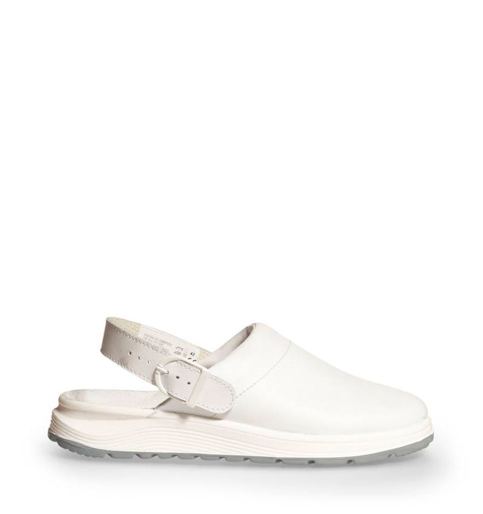 Abeba Clog 87021 Active mit Schnalle Gr. 39 weiß Produktbild 