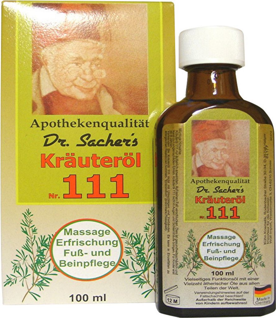 Bylinný olej Dr. Sachera č. 111, 100 ml roztok Obrázok produktu 