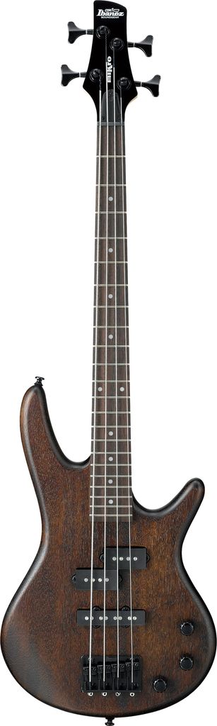 Ibanez GSRM20 GIO Series MiKro Short Scale Electric Bass Guitar - Walnut Flat Finish, 3/4
