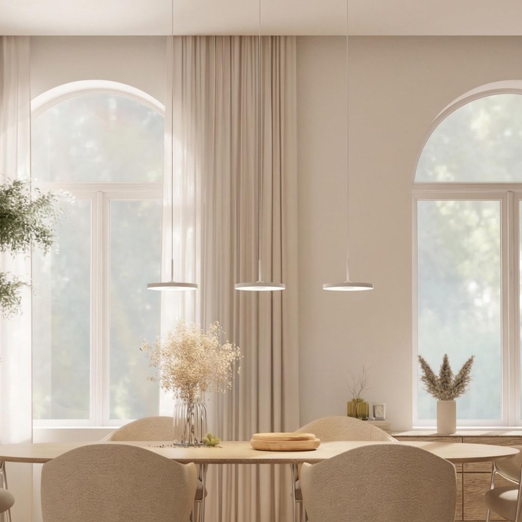 LUMIÈRE Design Pendelleuchte 'Evanos' 3-flammig LED dimmbar Produktbild 