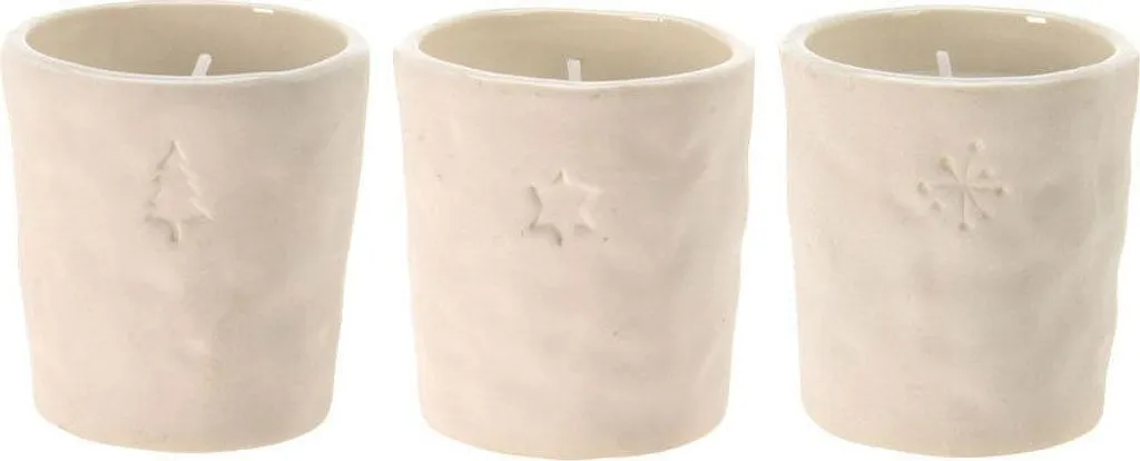 Porte-bougies de Noël blancs lot de 12 pour sécuriser vos décorations