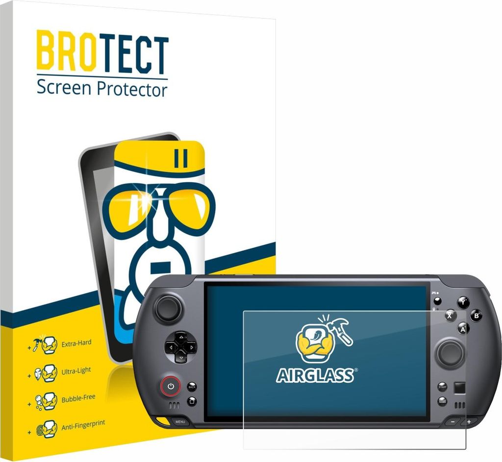 BROTECT Schutzglas für GPD Win 5 Schutzfolie Panzer Folie Glas Display Schutz klar