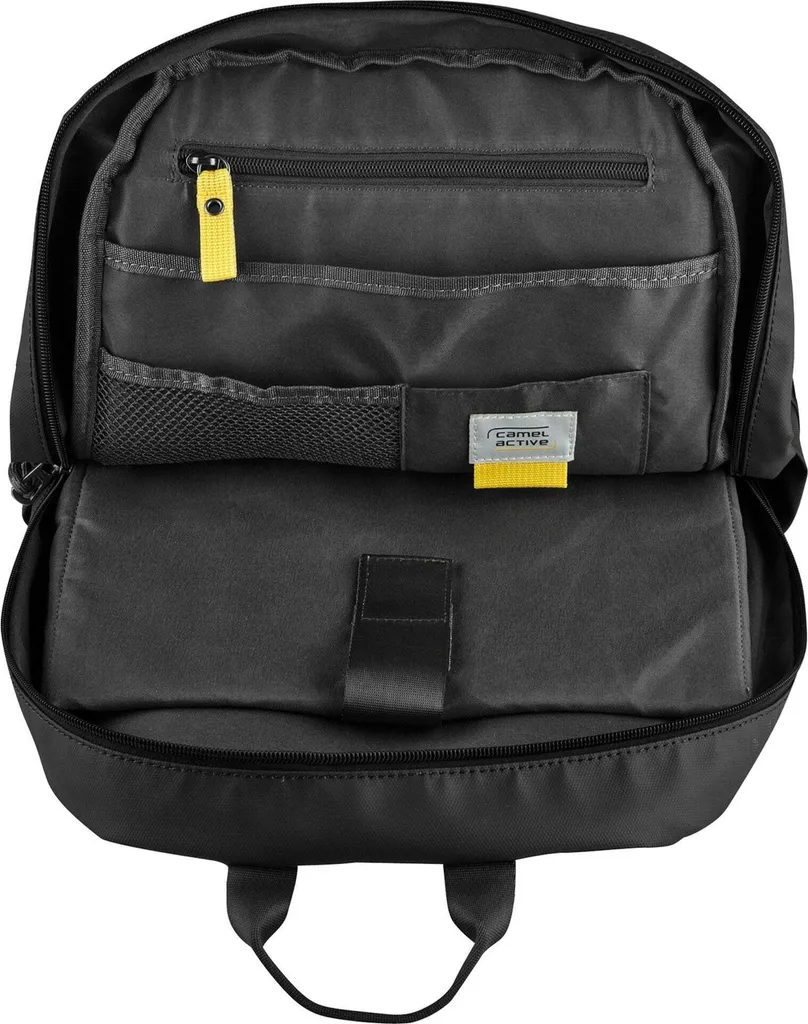 Sac à dos Camel Active Explore M en nylon noir pour ordinateur portable