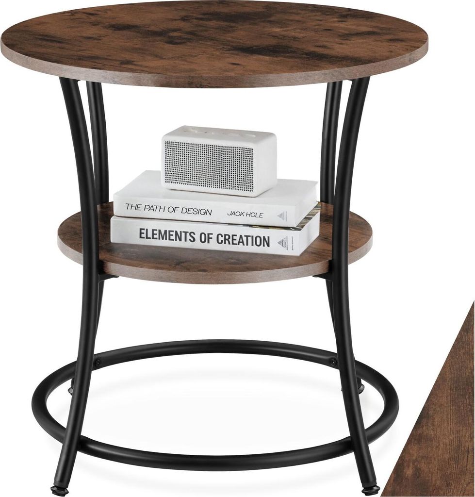 tectake® Beistelltisch Saint Louis 55x56cm Produktbild 