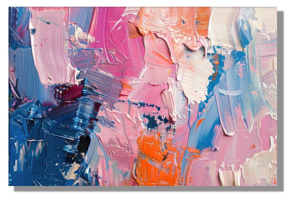 framed concept | Akustikbild auf Leinwand (Canvas) – HD-Eco-Solvent-Druck – Schallabsorbierend – Holzrahmen – Hergestellt in der EU – 60...