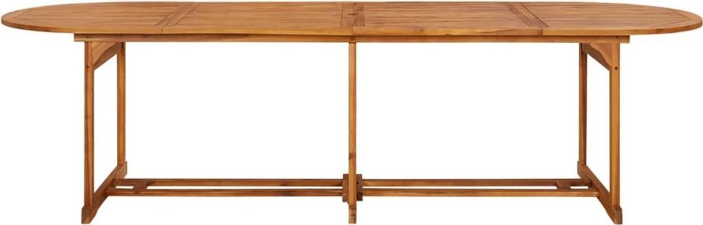 vidaXL Zahradní jídelní stůl 280x90x75 cm z masivního dřeva Obrázek produktu 