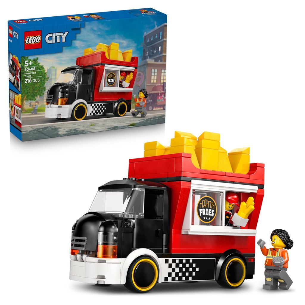 LEGO City 60488 French Fries Food Truck - Building Toy for Immagine del prodotto 