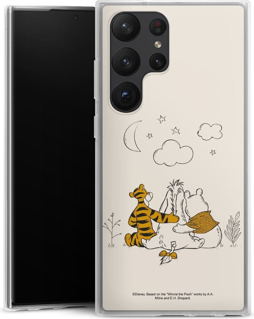 DeinDesign Handyhülle für Samsung Galaxy S23 Ultra Silikon Hülle Case Smartphone Schutzhülle Disney Offizielles Lizenzprodukt Winnie Puuh