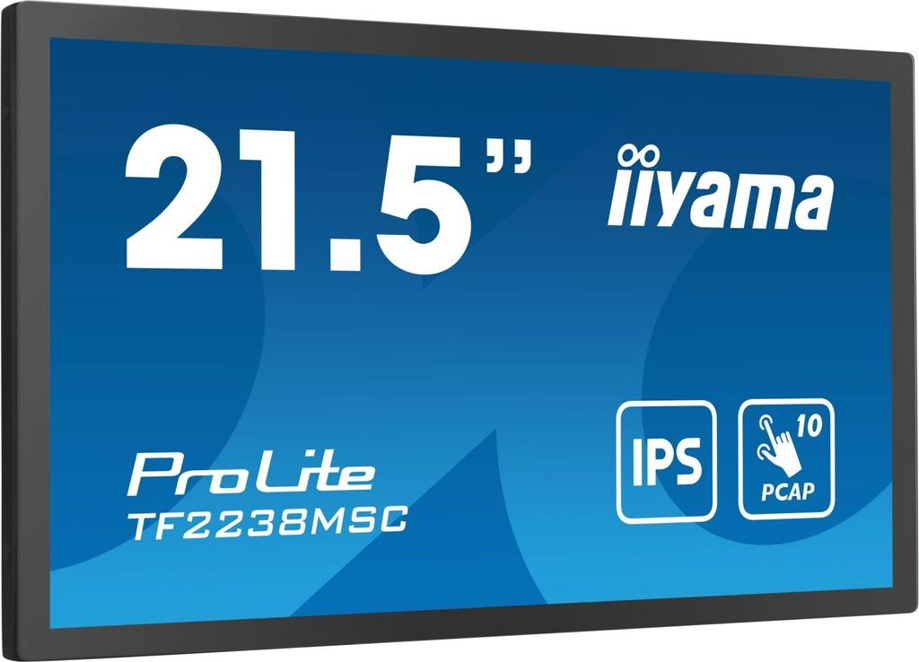 IIYAMA 54.5cm (21,5") TF2238MSC-B1 16:9 M-Touch HDMI+DP+USB Zdjęcie produktu 4