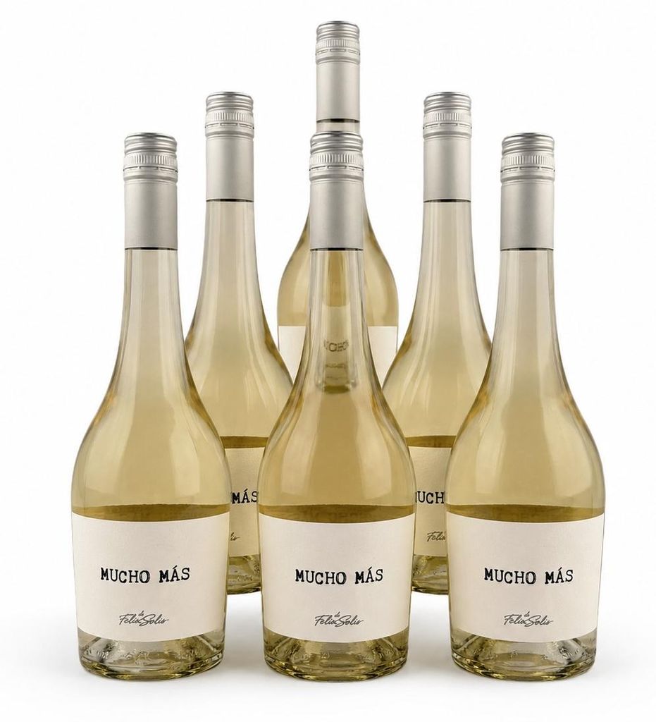 6x Mucho Mas de Felix Solis Weisswein 12,5% Vol. 0,75L Produktbild 