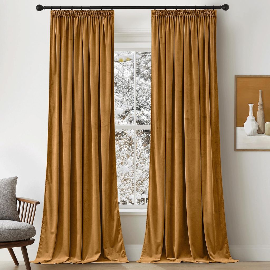 Zatemňovacie závesy 300 g/m2 - 2 kusy - 132x260 cm - Obrázok produktu 
