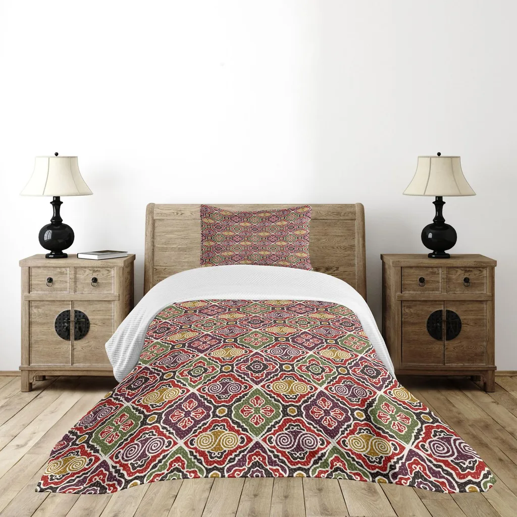 Set Copriletto ABAKUHAUS Giapponese 170x220 | Accenti Asiatici Luxury
