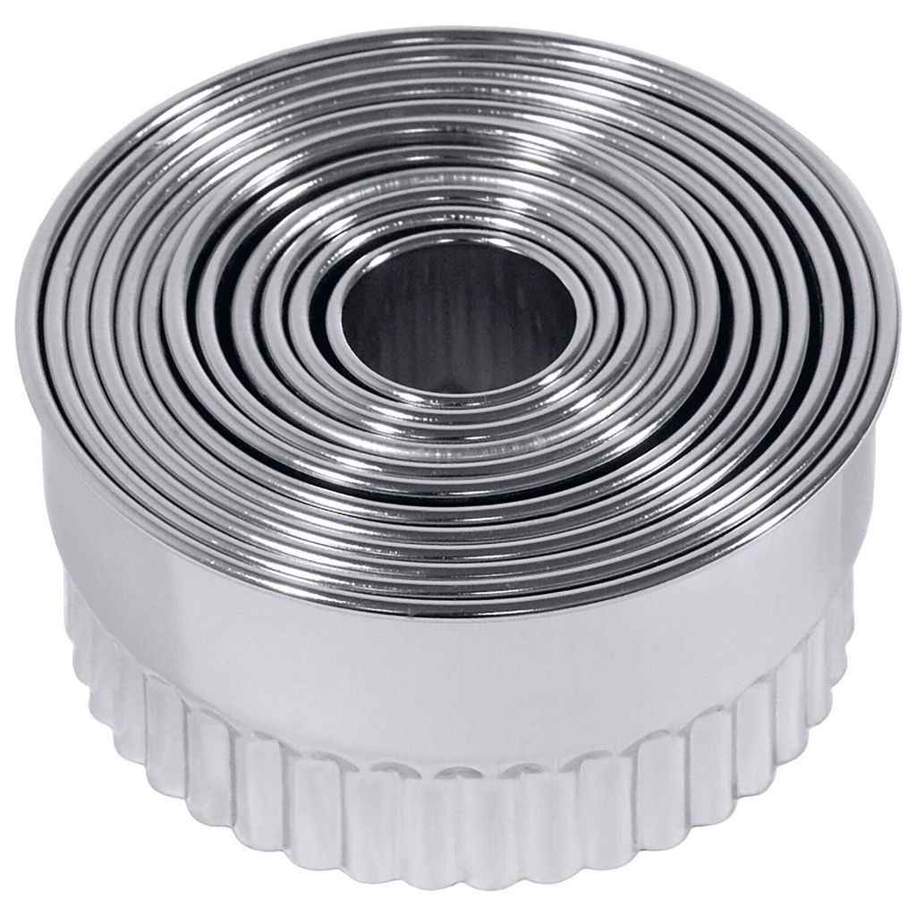 CONTACTO Ausstecher rund, gewellt, Höhe: 50 mm