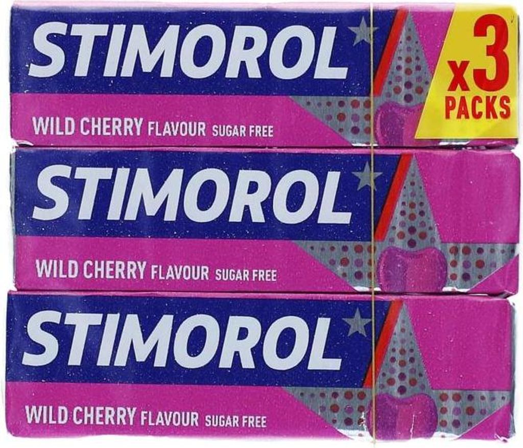 Stimorol Wild Cherry Flavour 3x10 Dragees 42g Produktbild 