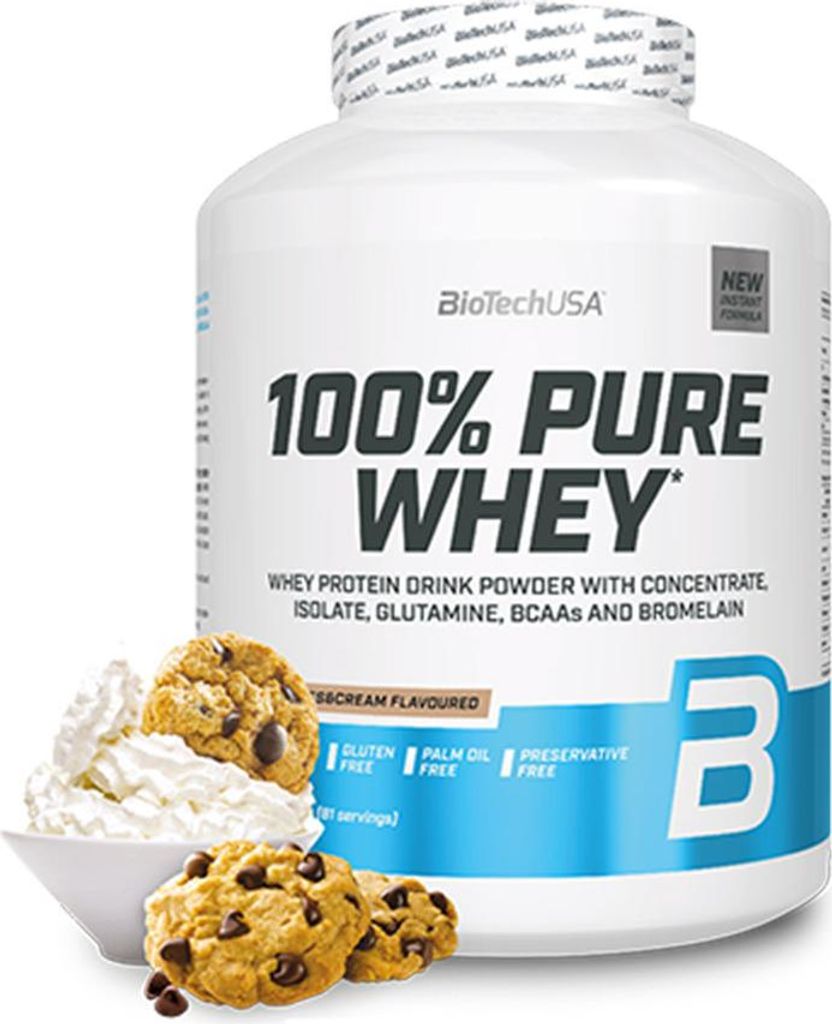 Whey protéine - Biotech USA - 100% PURE WHEY (2,27KG) - Image du produit 