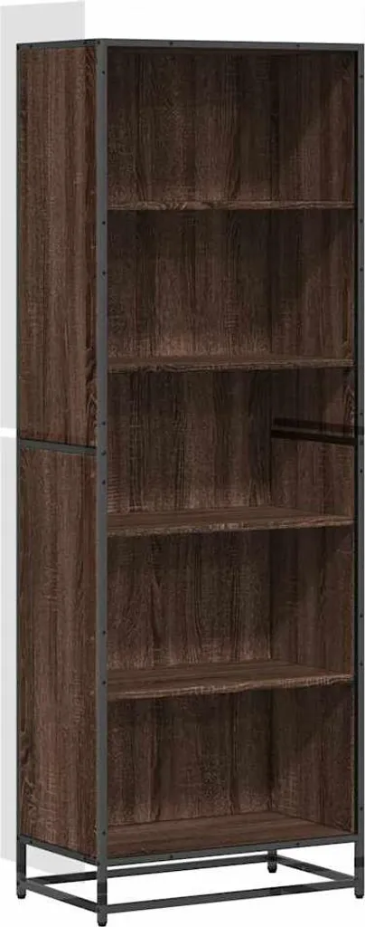 vidaXL Bibliothèque chêne marron 60x35x170,5 cm en bois d'ingénierie